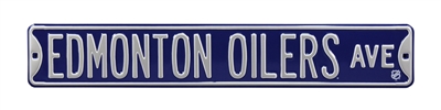 Edmonton Oilers Street Sign