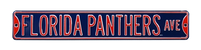 Florida Panthers Street Sign