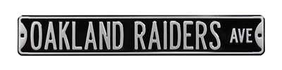 Oakland Raiders Street Sign