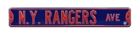 New York Rangers Street Sign