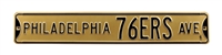 Philadelphia 76ers Street Sign