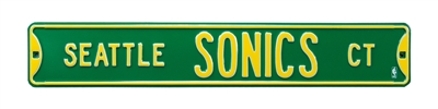 Seattle Super Sonics Street Sign