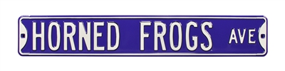 TCU Horned Frogs Street Sign