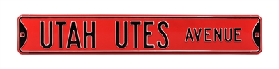 Utah Utes Street Sign