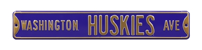 Washington Huskies Street Sign
