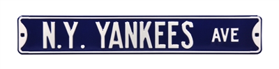 New York Yankees Street Sign