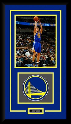 8x10 with Drop Down Logo Custom Framing