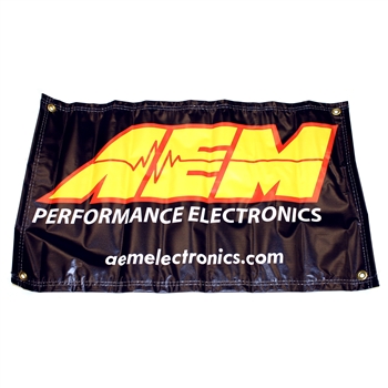 AEM Electronics Logo Banner 29.5" x 17.5", Small