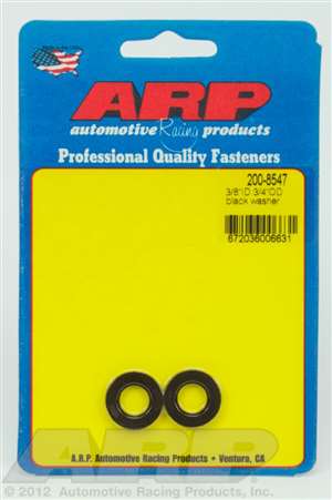 ARP 3/8 ID 3/4 OD black washers