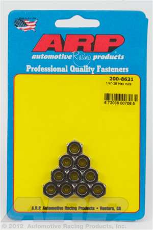 ARP 1/4-28 hex nut kit
