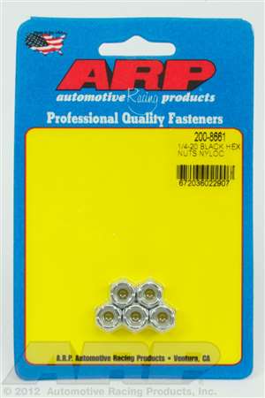 ARP 1/4-20 cad coarse nyloc hex nut kit