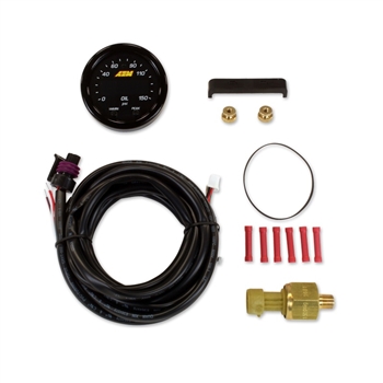AEM X-Series Digital Oil Pressure Gauge Kit, 150 PSI/10 BAR