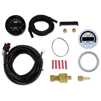 AEM X-Series Digital Boost Pressure Gauge Kit, -30 to 60 PSI/-1 to 4 BAR