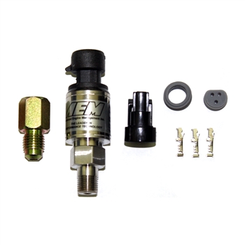 AEM 100 PSIG Oil/Fuel Pressure Stainless Sensor Kit