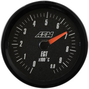 AEM Analog EGT Display Gauge (0°C to 980°C) - Black Face