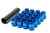 Muteki Open-Ended Lightweight Lug Nuts in Blue - 12x1.25mm