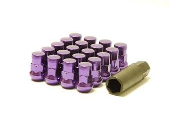 Muteki SR35 Closed-Ended Lightweight Lug Nuts in Purple - 12x1.25mm