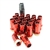 Muteki SR45R Open-Ended Lug Nuts in Red - 12x1.50mm