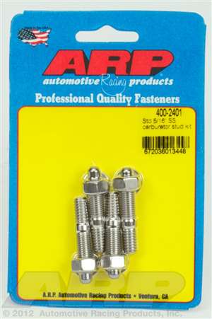 ARP Standard 5/16" SS carburetor stud kit