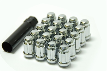 Muteki Closed-Ended Lightweight Lug Nuts in Chrome - 12x1.25mm