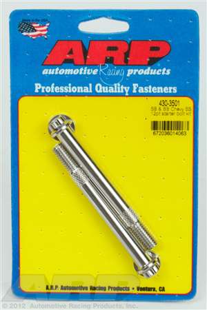 ARP SB & BB Chevy 3/8 12pt SS pro stock starter bolt kit