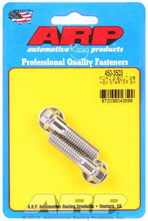 ARP Ford SS 2-bolt hex starter bolt kit