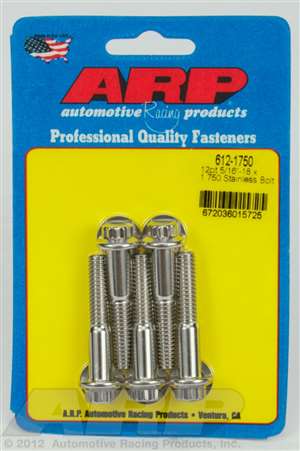 ARP 5/16-18 x 1.750 12pt SS bolts