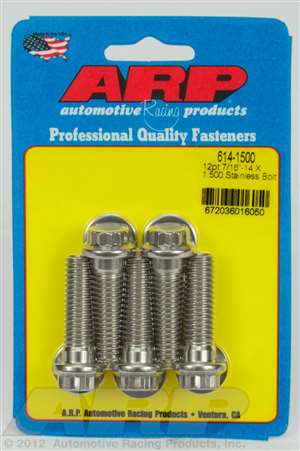 ARP 7/16-14 X 1.500 12pt 1/2 wrenching SS bolts