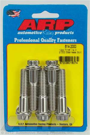 ARP 7/16-14 X 2.000 12pt 1/2 wrenching SS bolts