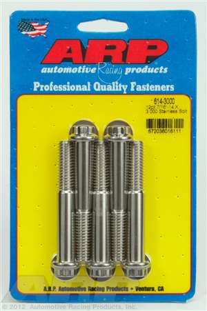 ARP 7/16-14 X 3.000 12pt 1/2 wrenching SS bolts