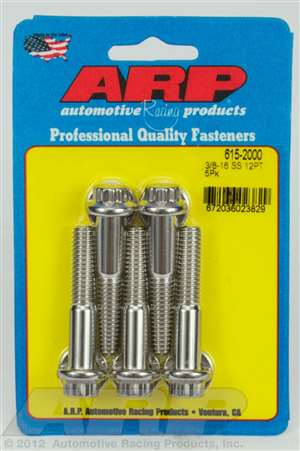 ARP 3/8-16 x 2.000 12pt 7/16 wrenching SS bolts