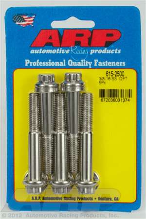 ARP 3/8-16 x 2.500 12pt 7/16 wrenching SS bolts