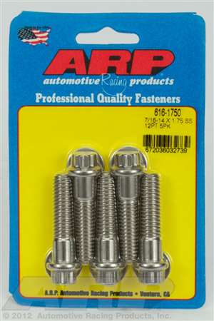 ARP 7/16-14 X 1.750 12pt SS bolts