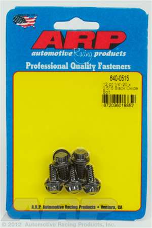 ARP 1/4-20 x 0.515 12pt black oxide bolts