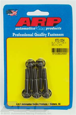 ARP M6 x 1.00 x 35 12pt black oxide bolts