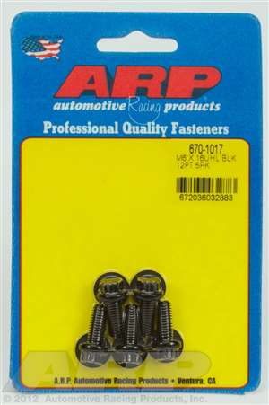 ARP M6 x 1.00 x 16 12pt black oxide bolts