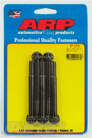 ARP M8 x 1.25 x 80 12pt black oxide bolts
