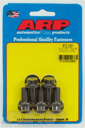ARP M10 x 1.50 x 20 12pt black oxide bolts