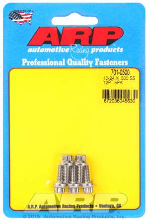 ARP 10-24 x .500 12pt SS bolts