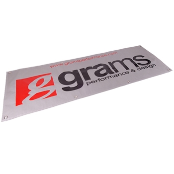 Grams Performance 60.0" x 20.0" Vinyl Shop Banner