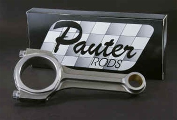 Pauter 4340 X-Beam Connecting Rods Porsche 912 size, set of 4