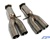 Agency Power Race Cat/Muffler Delete Pipes with Quad Tips for the 2007-2011 Porsche 997 Turbo (911 Turbo, GT2)
