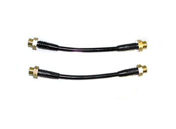 Agency Power Rear Steel Braided Brake Lines Audi A3 06-08