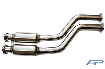 Agency Power Mid pipes for the 2001-2005 BMW E46 M3 - Section 1