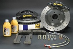 Brake Pros 6-Piston Big Brake Kit for the 1997-2002 Mercedes-Benz CLK-Class incl. AMG (W208) - 343mm Front