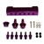 Boombop Billet Vacuum Manifold Pressure Block, Purple