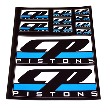 CP Pistons Logo Sticker Sheet