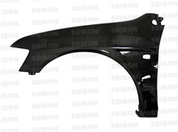 Seibon Carbon Fiber Front Fenders 2003-2007 Mitsubishi Lancer Evolution VIII/IX [10mm Wider]