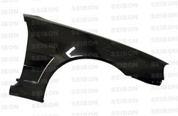 Seibon Carbon Fiber Front Fenders 1999-2001 Nissan Skyline R34 [NS-style]