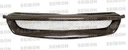 Seibon Carbon Fiber Front Grille 1996-1998 Honda Civic [TR-style]